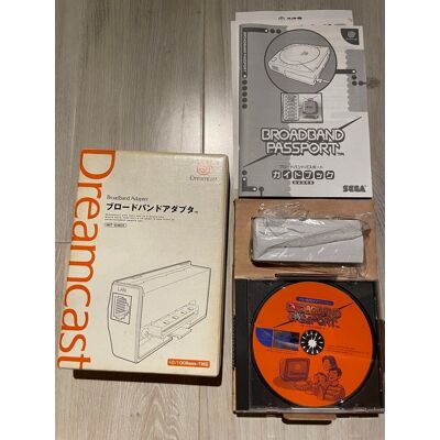 Sega Official Broadband Adapter Hit-0400 For Dreamcast Dc F/s From Japan Sega Official Broadband Adapter Hit-0400 For Dreamcast Dc F/s From Japan