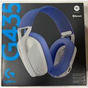 Logitech G435 Lightspeed Wireless Gaming Headset White/blue Used Logitech G435 Lightspeed Wireless Gaming Headset White/blue Used