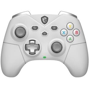 MSI Force Gc300 Wireless Controller, White, Hall Effect Triggers, Haptic Feedbac MSI Force Gc300 Wireless Controller, White, Hall Effect Triggers, Haptic Feedbac