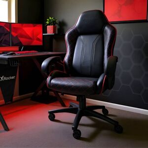 X Rocker Maelstrom Mid Back Office Chair Adjustable Swivel - Black Clearance X Rocker Maelstrom Mid Back Office Chair Adjustable Swivel - Black Clearance