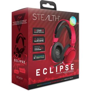 Stealth Eclipse Red - Over Ear Stereo Gaming Headset Compatible With Ps4, Ps5, Stealth Eclipse Red - Over Ear Stereo Gaming Headset Compatible With Ps4, Ps5,