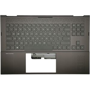 Genuine Hp Omen 16-C Palmrest Cover Keyboard Uk Black Backlit M57199-031 Genuine Hp Omen 16-C Palmrest Cover Keyboard Uk Black Backlit M57199-031