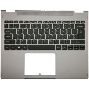 Acer Spin Sp513-54n Palmrest Cover Keyboard Uk Black Backlit 6b.Hqun1.031 Acer Spin Sp513-54n Palmrest Cover Keyboard Uk Black Backlit 6b.Hqun1.031