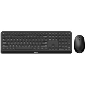 Philips Spt6307b Wireless Usb Keyboard- Mouse Combo, Low Profile Design Reduced Philips Spt6307b Wireless Usb Keyboard- Mouse Combo, Low Profile Design Reduced