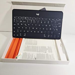 Logitech Wireless Keyboard For Tablet Keys-To-Go Blue Spanish Qwerty - Ultra ... Logitech Wireless Keyboard For Tablet Keys-To-Go Blue Spanish Qwerty - Ultra ...