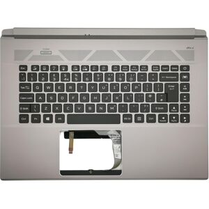 Acer Predator Triton Pt516-51s Palmrest Cover Keyboard Uk Grey Gray 6b.Qaln2.013 Acer Predator Triton Pt516-51s Palmrest Cover Keyboard Uk Grey Gray 6b.Qaln2.013