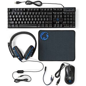 Nedis Gaming 5-In-1 Qwerty Pack With Keyboard, Mouse And Led Backlit Headset Nedis Gaming 5-In-1 Qwerty Pack With Keyboard, Mouse And Led Backlit Headset