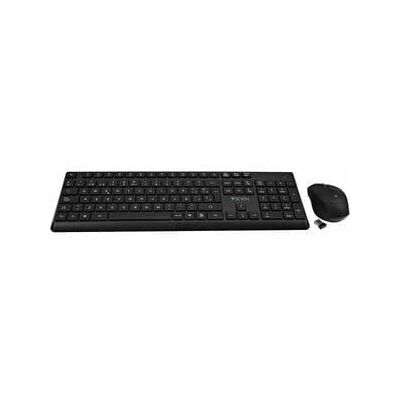 V7 Black Wireless Keyboard and Mouse Set - AZERTY France V7 Black Wireless Keyboard and Mouse Set - AZERTY France