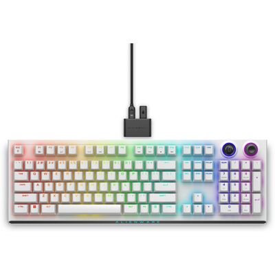 Dell Alienware Tri-Mode Aw920k Keyboard Gaming Usb + Rf Wireless + Bluetooth White Dell Alienware Tri-Mode Aw920k Keyboard Gaming Usb + Rf Wireless + Bluetooth White