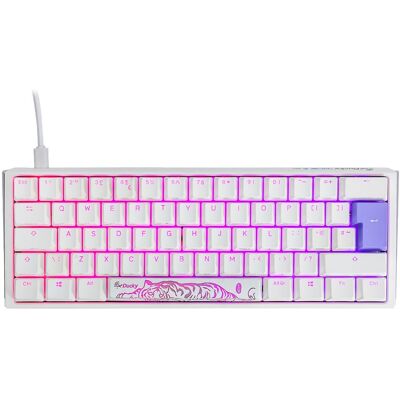Ducky One 3 Classic 60 Usb Rgb Mechanical Gaming Keyboard Cherry Blue Pure White Ducky One 3 Classic 60 Usb Rgb Mechanical Gaming Keyboard Cherry Blue Pure White
