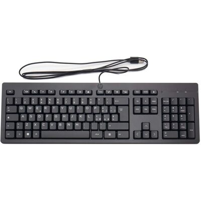 HP 125 266c9aa Usb Wired Keyboard Italian Layout It Plug And Play Computer HP 125 266c9aa Usb Wired Keyboard Italian Layout It Plug And Play Computer