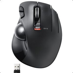 Elecom Trackball Mouse 2.4ghz Wireless Thumb Control Sculpted Ergonomic Design Elecom Trackball Mouse 2.4ghz Wireless Thumb Control Sculpted Ergonomic Design