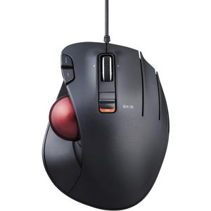 ELECOM EX-G Wired Trackball Mouse - Ergonomic Thumb Control - Computer Mouse for PC Mac ELECOM EX-G Wired Trackball Mouse - Ergonomic Thumb Control - Computer Mouse for PC Mac