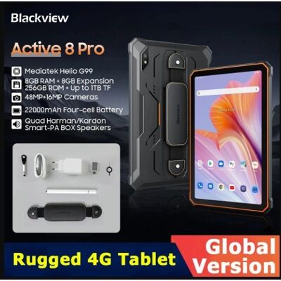 Blackview Active 8 Pro 16gb+256gb Rugged Tablet 2.4k Display 22000mah Android 13 Blackview Active 8 Pro 16gb+256gb Rugged Tablet 2.4k Display 22000mah Android 13