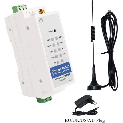 Does Not Apply Din-Rail 4g Lte Cat 1 Modem Rs485 To 4g Lte Fdd Converter Iot Server Device Usr- Does Not Apply Din-Rail 4g Lte Cat 1 Modem Rs485 To 4g Lte Fdd Converter Iot Server Device Usr-