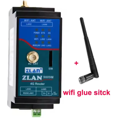 Does Not Apply Zlan9809m Industrial 4g Lte Modem Wifi Router Din-Rail Does Not Apply Zlan9809m Industrial 4g Lte Modem Wifi Router Din-Rail