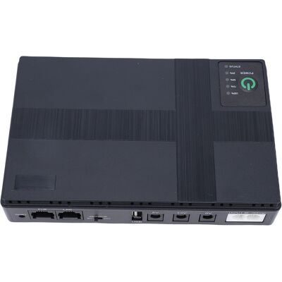 Small Ups Battery Backup For Wifi Router Modem 8800mah Black Small Ups Battery Backup For Wifi Router Modem 8800mah Black