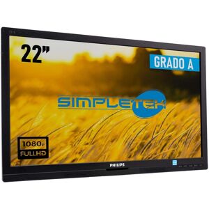 Philips 22\" 16:9 Full Hd Multimedia Lcd Display Monitor Dvi Dp Vga Philips 22\" 16:9 Full Hd Multimedia Lcd Display Monitor Dvi Dp Vga
