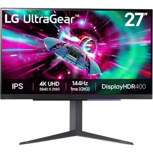 LG Gaming Monitor 27 Inch 4k Ultragear Ips Monitor Black 144hz Hdmi Dp - Used LG Gaming Monitor 27 Inch 4k Ultragear Ips Monitor Black 144hz Hdmi Dp - Used