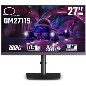 Open Box 27\" Cooler Master Monitor, Ips, 2560x1440, 180hz, 0.5ms, Adaptive Sync, Open Box 27\" Cooler Master Monitor, Ips, 2560x1440, 180hz, 0.5ms, Adaptive Sync,