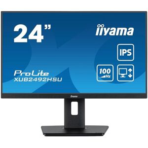 IIYAMA Prolite Pc Monitor Xub2492hsu-B6 23.8" Full Hd 100hz Ips Speakers Has IIYAMA Prolite Pc Monitor Xub2492hsu-B6 23.8" Full Hd 100hz Ips Speakers Has
