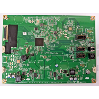 LG 34wr50qk 34wr50qk-B.Aek Monitor Main Board Eax69523402(1.0) Lm21c New LG 34wr50qk 34wr50qk-B.Aek Monitor Main Board Eax69523402(1.0) Lm21c New