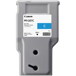 Canon Pfi-207c Cyan 300ml Ink Cartridge (8790b001aa) Canon Pfi-207c Cyan 300ml Ink Cartridge (8790b001aa)