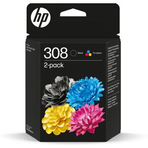 HP 308 Black & Colour Genuine Ink Cartridge Combo Pack For Deskjet 2921 Printers HP 308 Black & Colour Genuine Ink Cartridge Combo Pack For Deskjet 2921 Printers