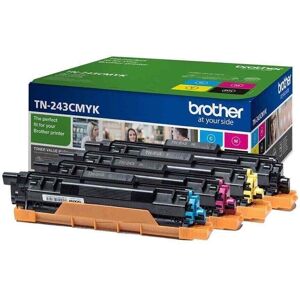 Genuine Brother Tn243 Cmyk 4 Colour Toner Cartridge Multipack Genuine Brother Tn243 Cmyk 4 Colour Toner Cartridge Multipack