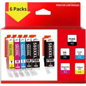 Does Not Apply 580xxl 581xxl Ink Cartridge Replacement For Canon Pgi-580 Cli-581 Ink Compatible Does Not Apply 580xxl 581xxl Ink Cartridge Replacement For Canon Pgi-580 Cli-581 Ink Compatible