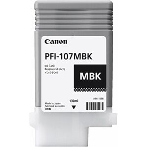 Canon Pfi-107mbk Matte Black 130ml Ink Cartridge (6704b001aa) Canon Pfi-107mbk Matte Black 130ml Ink Cartridge (6704b001aa)