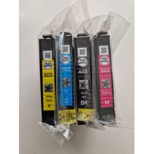 603 Epson Genuine Black, Cyan, Magenta, Yellow Ink Cartridges - Original 603! 603 Epson Genuine Black, Cyan, Magenta, Yellow Ink Cartridges - Original 603!