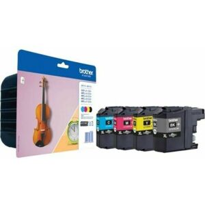 Brother Genuine Lc127xl Black & Lc125xl Cyan Magenta Yellow Ink Cartridges 2025 - No Box Brother Genuine Lc127xl Black & Lc125xl Cyan Magenta Yellow Ink Cartridges 2025 - No Box
