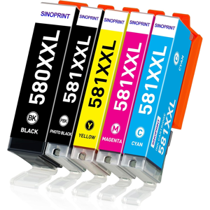 Does Not Apply Compatible Ink Cartridges For Canon Pgi-580xxl Cli-581xxl - 5-Pack For Canon Pix Does Not Apply Compatible Ink Cartridges For Canon Pgi-580xxl Cli-581xxl - 5-Pack For Canon Pix
