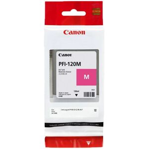 Genuine Canon Pfi-120m 130ml Magenta Ink Tm200 Tm205 Tm300 Tm305 Gp200 300 Genuine Canon Pfi-120m 130ml Magenta Ink Tm200 Tm205 Tm300 Tm305 Gp200 300