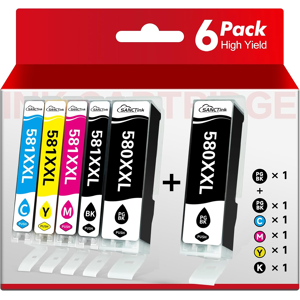 Does Not Apply Pgi-580xxl Cli-581xxl Pgbk 580&581 Ink Cartridges Multipack Compatible For Canon Does Not Apply Pgi-580xxl Cli-581xxl Pgbk 580&581 Ink Cartridges Multipack Compatible For Canon