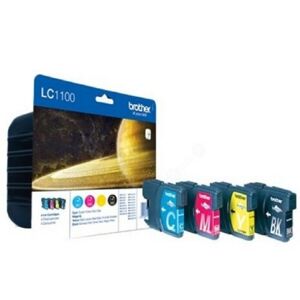 Genuine Brother Lc1100 Multi Pack Black Cyan Mageta Yellow 4 Pack Genuine Brother Lc1100 Multi Pack Black Cyan Mageta Yellow 4 Pack