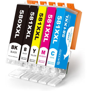 Does Not Apply 580 & 581 Xxl Ink Cartridges Compatible For Canon Pgi-580xxl Cli-581xxl Pixma Ts Does Not Apply 580 & 581 Xxl Ink Cartridges Compatible For Canon Pgi-580xxl Cli-581xxl Pixma Ts