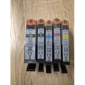 Pgi-580 Cli-581 Canon Setup Ink Cartridges, Black Cyan Magenta Yellow - Genuine Pgi-580 Cli-581 Canon Setup Ink Cartridges, Black Cyan Magenta Yellow - Genuine