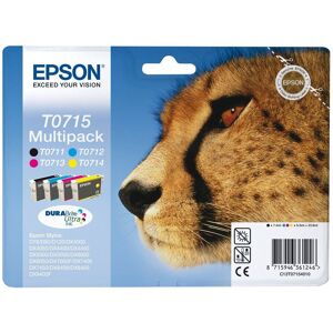 Epson T0715 Original Genuine 4 Ink Cartridges Bx600fw Bx610fw Bx310fn Bx300f 415 Epson T0715 Original Genuine 4 Ink Cartridges Bx600fw Bx610fw Bx310fn Bx300f 415