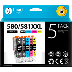 Does Not Apply Compatible Ink Cartridge Replacement For Canon Pgi 580 Xxl Cli 581 High Yield 5 Does Not Apply Compatible Ink Cartridge Replacement For Canon Pgi 580 Xxl Cli 581 High Yield 5
