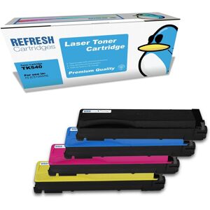 Refresh Cartridges Full Set Pack Tk540 Toner Compatible With Kyocera Printers Refresh Cartridges Full Set Pack Tk540 Toner Compatible With Kyocera Printers