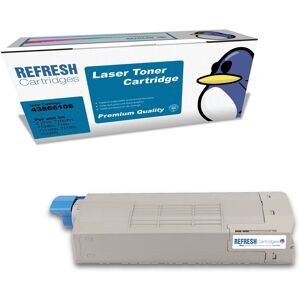 Refresh Cartridges Black 43866108 Toner Compatible With Oki Printers Refresh Cartridges Black 43866108 Toner Compatible With Oki Printers