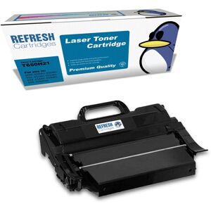 Refresh Cartridges Black T650h21e Toner Compatible With Lexmark Printers Refresh Cartridges Black T650h21e Toner Compatible With Lexmark Printers