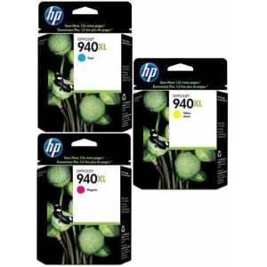 HP 940xl Ink Cartridges Cyan, Magenta, Yellow C4097ae, C4907ae, C4908ae, C4909ae HP 940xl Ink Cartridges Cyan, Magenta, Yellow C4097ae, C4907ae, C4908ae, C4909ae