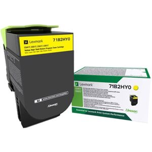 Lexmark 71B2HY0 Yellow High Capacity Toner - Printer Supplies Lexmark 71B2HY0 Yellow High Capacity Toner - Printer Supplies