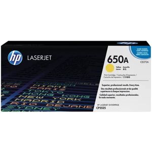 HP 650a Original Laserjet Toner Cartridge Yellow Ce272a HP 650a Original Laserjet Toner Cartridge Yellow Ce272a