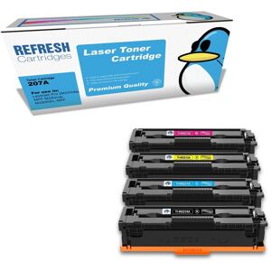 Refresh Cartridges Full Set Of 4 207a Toner Value Pk Compatible With Hp Printers Refresh Cartridges Full Set Of 4 207a Toner Value Pk Compatible With Hp Printers