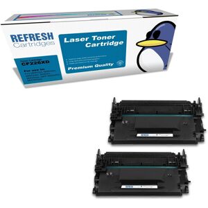 Refresh Cartridges Black Cf226xd Xl Toner Twin Pack Compatible With Hp Printers Refresh Cartridges Black Cf226xd Xl Toner Twin Pack Compatible With Hp Printers