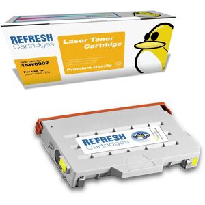 Refresh Cartridges Yellow 0015w0902 Toner Compatible With Lexmark Printers Refresh Cartridges Yellow 0015w0902 Toner Compatible With Lexmark Printers